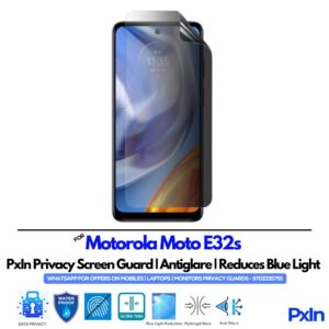 Motorola Moto E32s Privacy Screen Guard