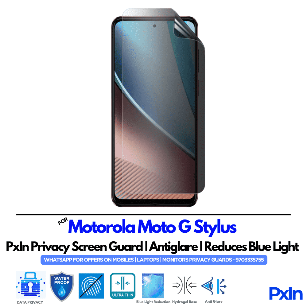 Motorola Moto G Stylus Privacy Screen Guard Motorola Moto G Stylus Privacy Screen Guard