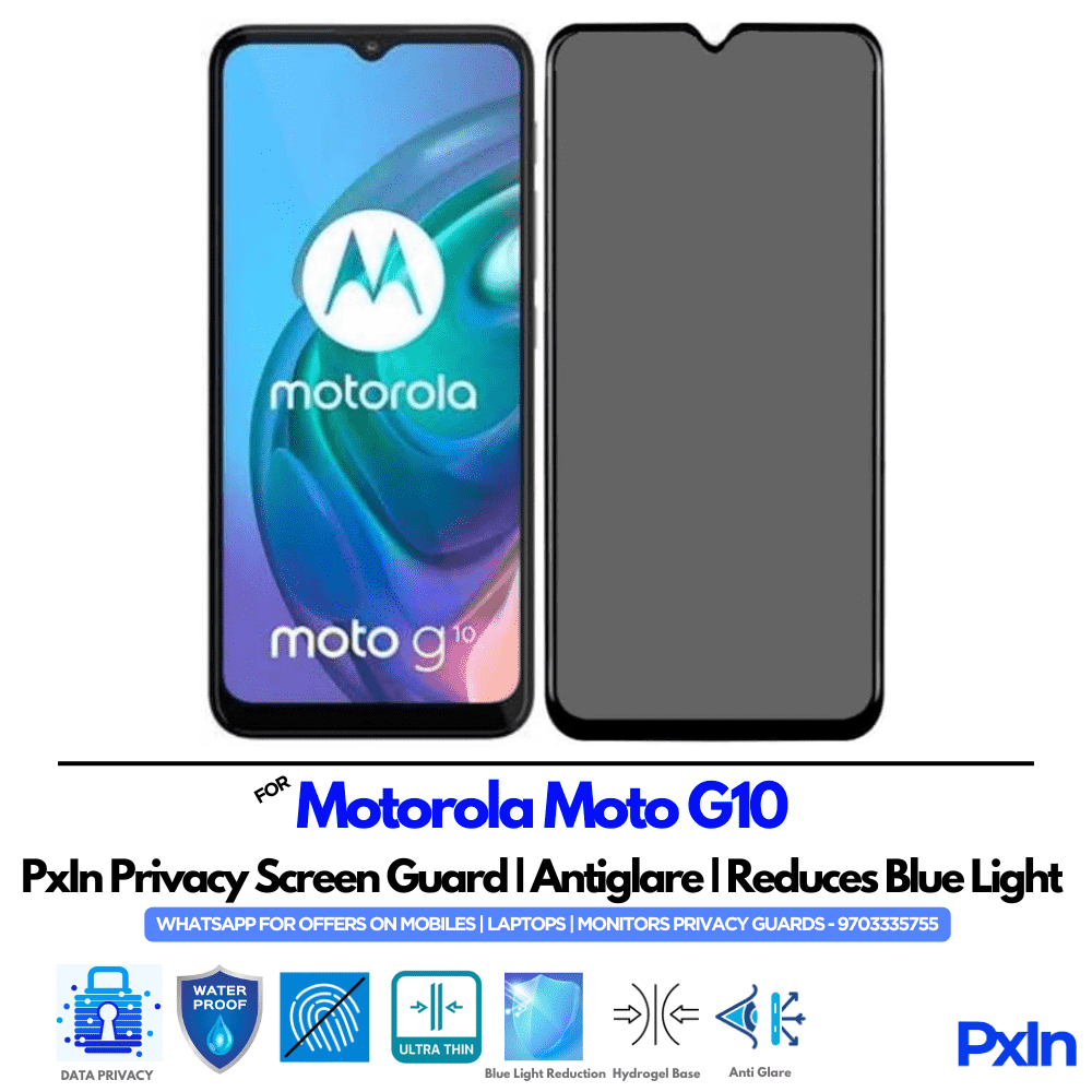 Motorola Moto G10 Privacy Screen Guard Motorola Moto G10 Privacy Screen Guard