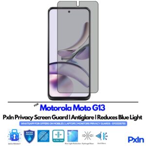 Motorola Moto G13 Privacy Screen Guard