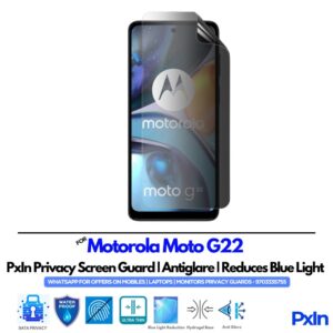 Motorola Moto G22 Privacy Screen Guard