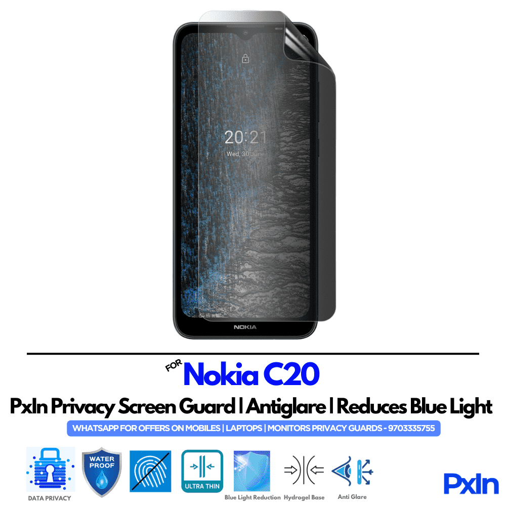 Nokia C20 Privacy Screen Guard Nokia C20 Privacy Screen Guard