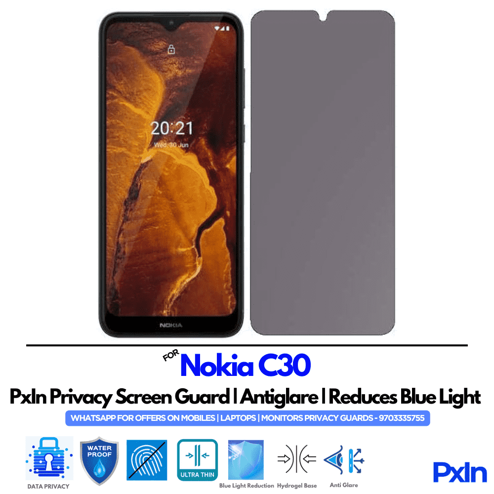Nokia C30 Privacy Screen Guard Nokia C30 Privacy Screen Guard