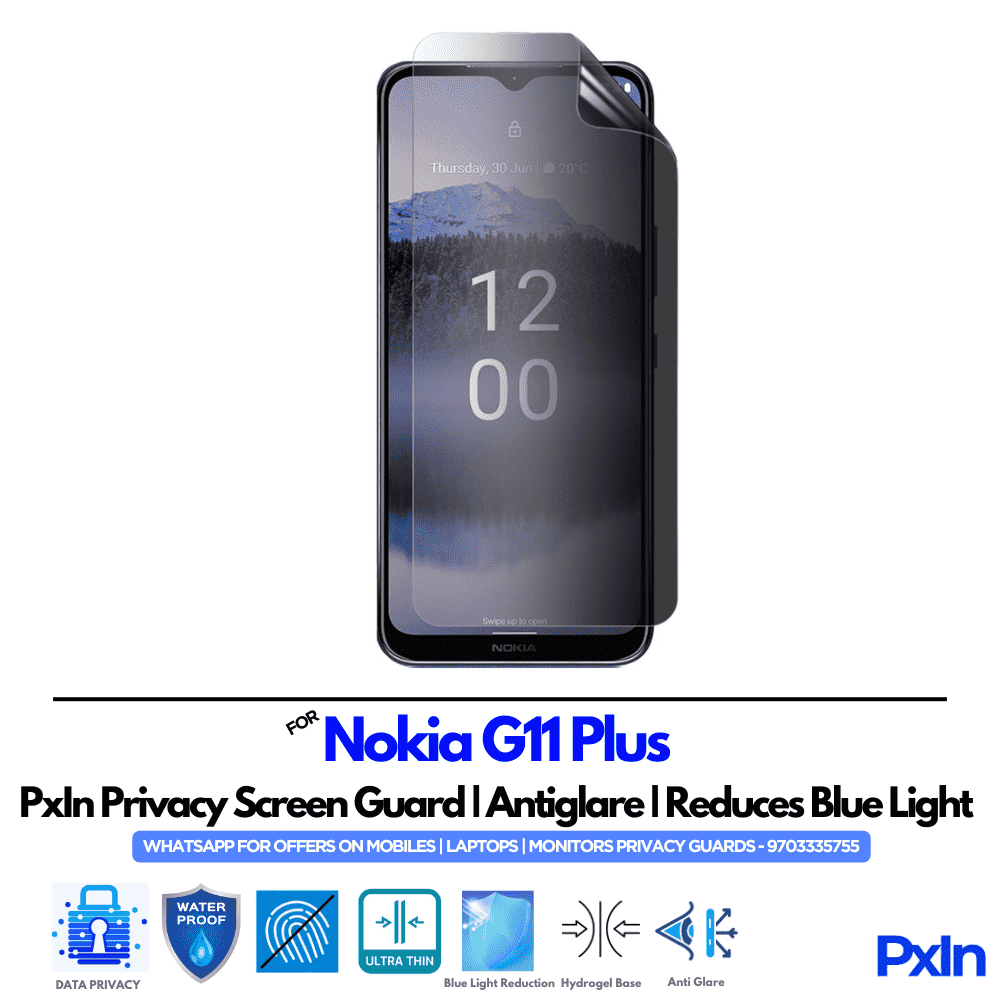 Nokia G11 Plus Privacy Screen Guard Nokia G11 Plus Privacy Screen Guard