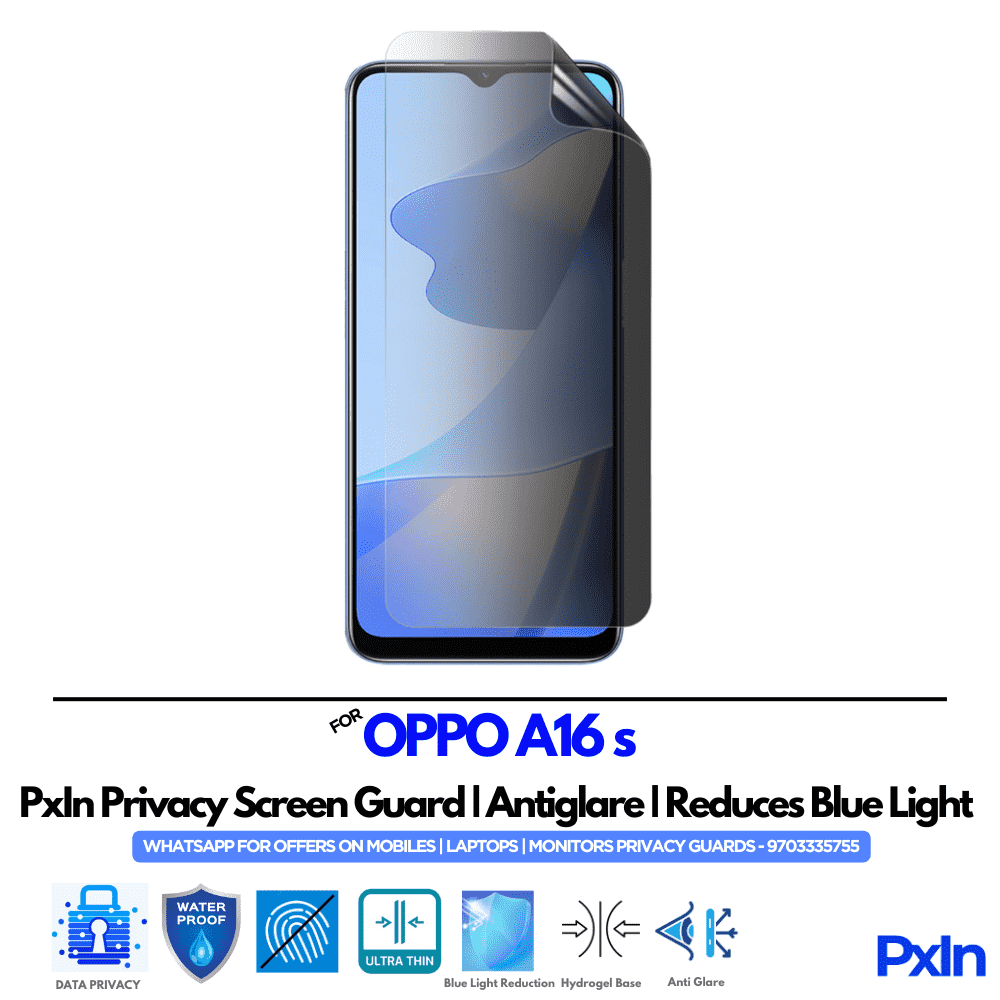 OPPO A16 s Privacy Screen Guard OPPO A16 s Privacy Screen Guard