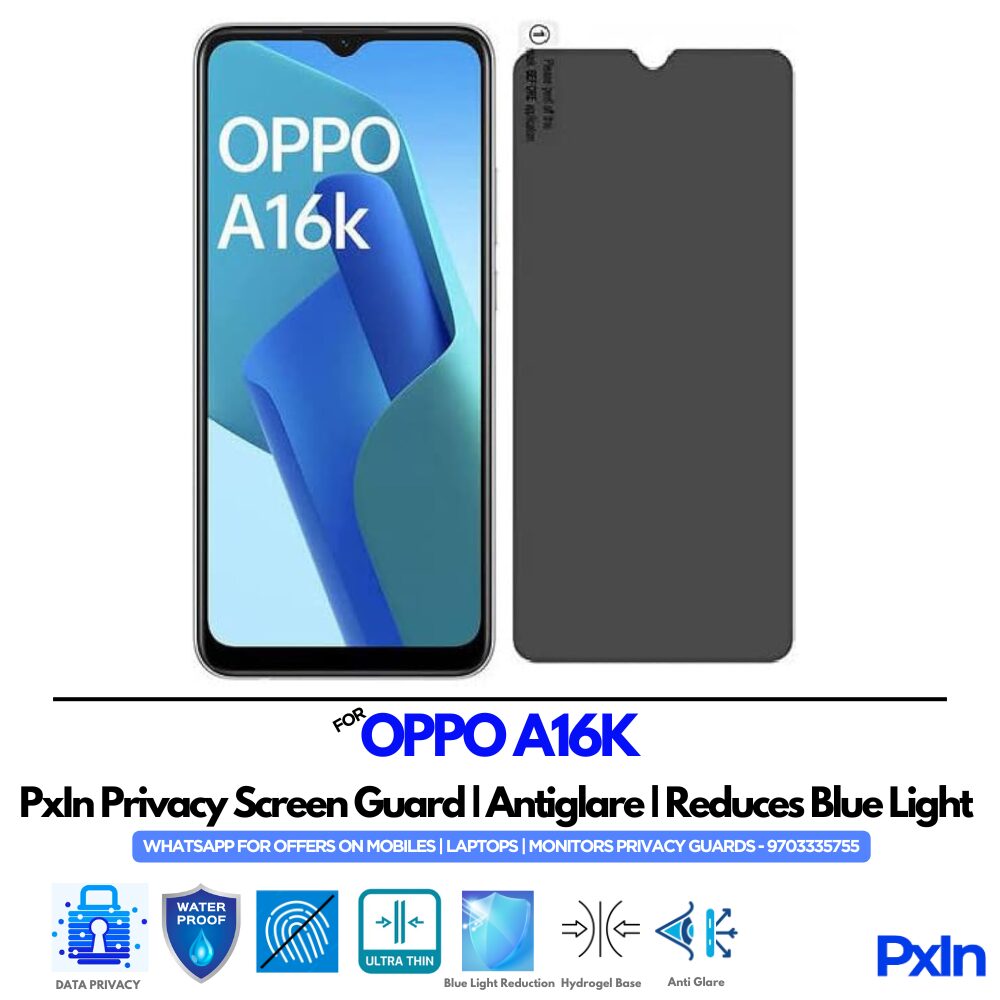 OPPO A16K Privacy Screen Guard OPPO A16K Privacy Screen Guard