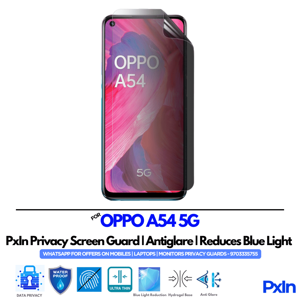 OPPO A54 5G Privacy Screen Guard OPPO A54 5G Privacy Screen Guard