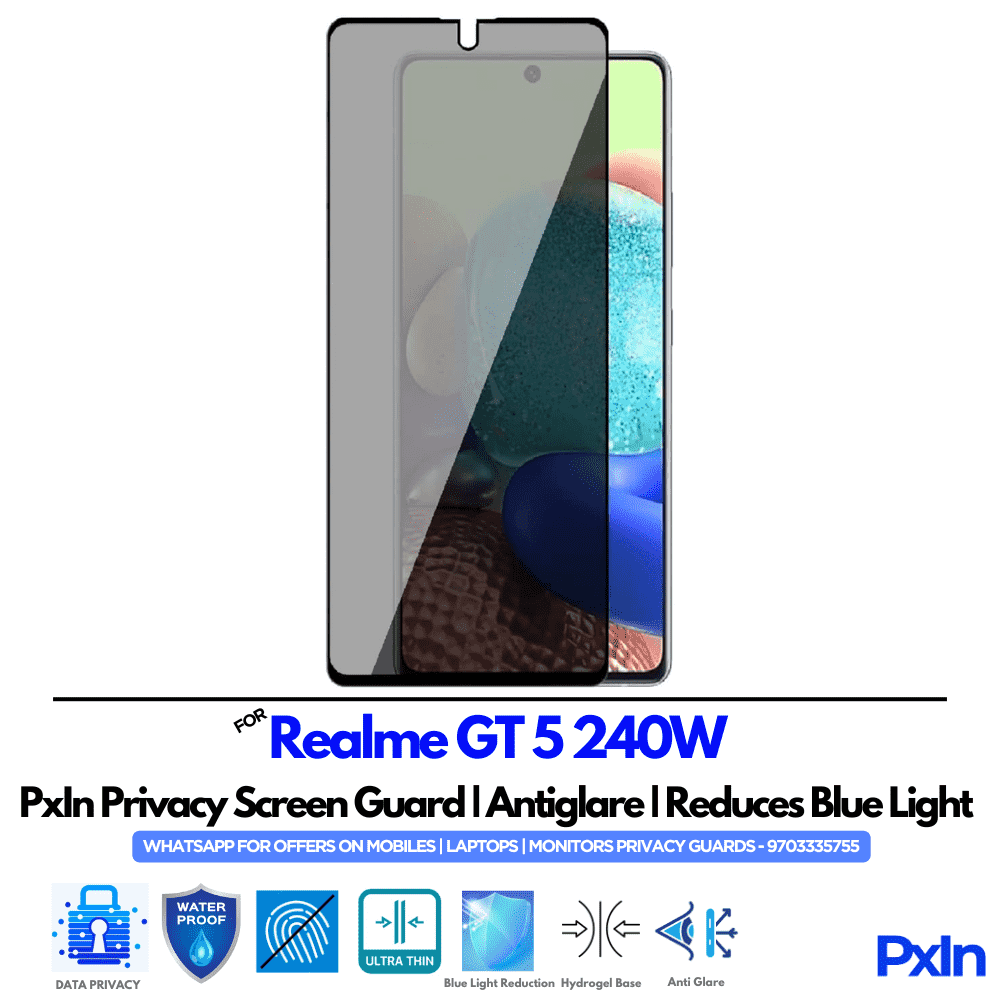 Realme GT 5 240W Realme GT 5 240W Privacy Screen Guard