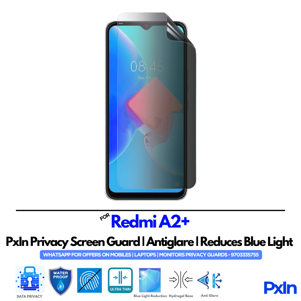 Redmi A2 Plus Privacy Screen Guard Redmi A2 Plus Privacy Screen Guard