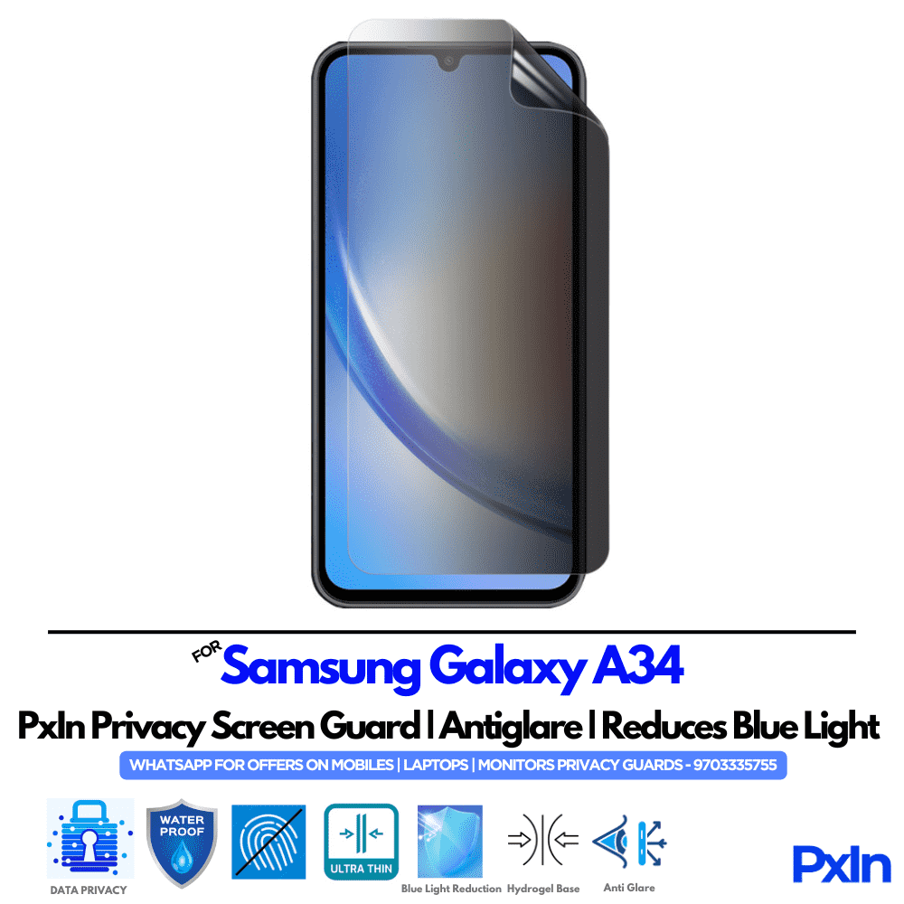 Samsung Galaxy A34 Privacy Screen Guard Samsung Galaxy A34 Privacy Screen Guard