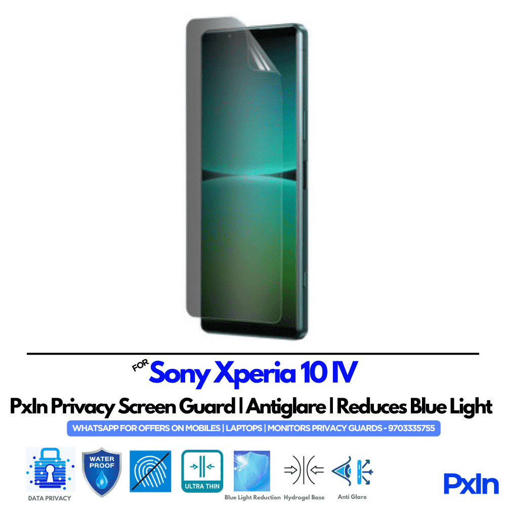 Sony Xperia 10 IV Privacy Screen Guard Sony Xperia 10 IV Privacy Screen Guard