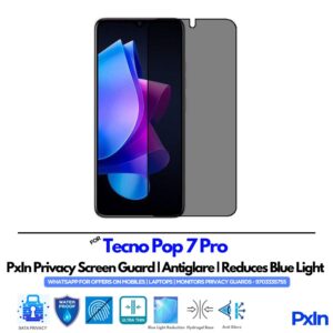 Tecno Pop 7 Pro Privacy Screen Guard