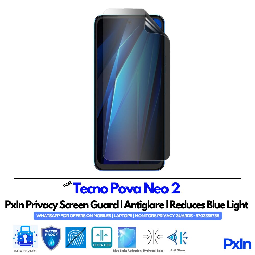 Tecno Pova Neo 2 Privacy Screen Guard Tecno Pova Neo 2 Privacy Screen Guard