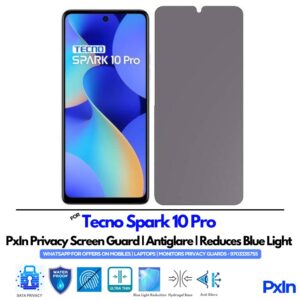 Tecno Spark 10 Pro Privacy Screen Guard
