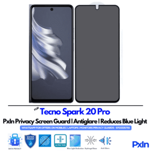 Tecno Spark 20 Pro Privacy Screen Guard
