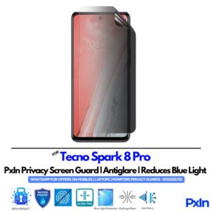 Tecno Spark 8 Pro Privacy Screen Guard