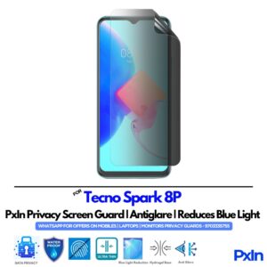 Tecno Spark 8P Privacy Screen Guard