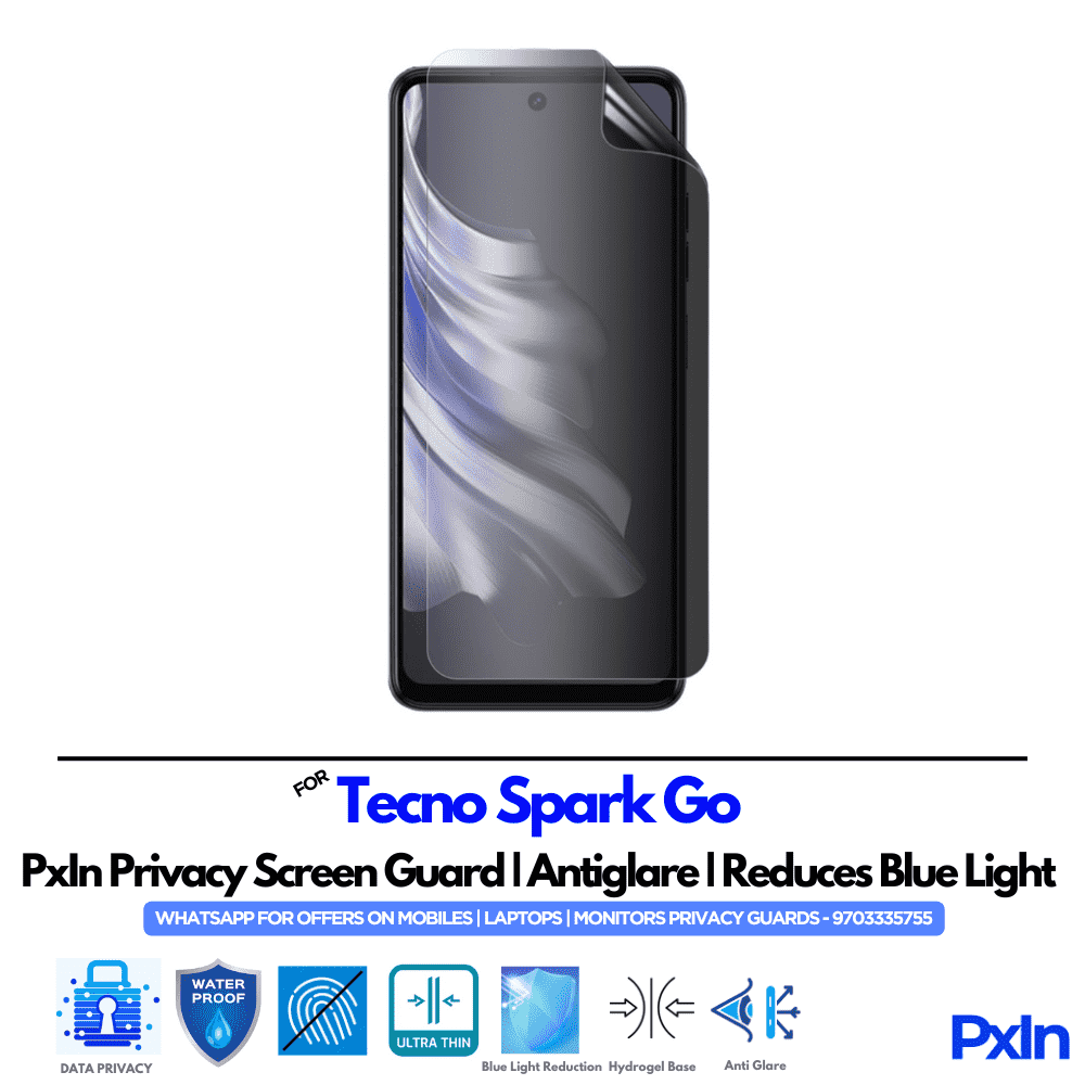 Tecno Spark Go Privacy Screen Guard Tecno Spark Go Privacy Screen Guard