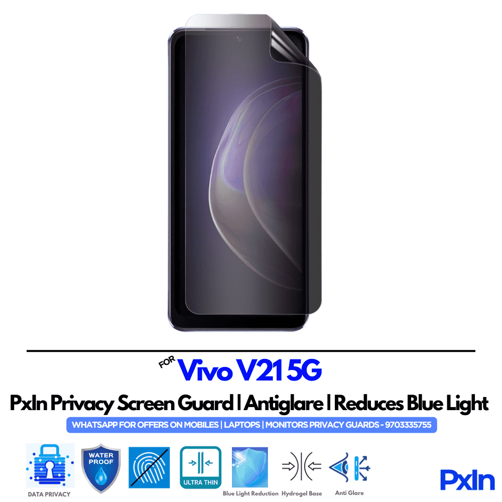 Vivo V21 5G Privacy Screen Guard Vivo V21 5G Privacy Screen Guard
