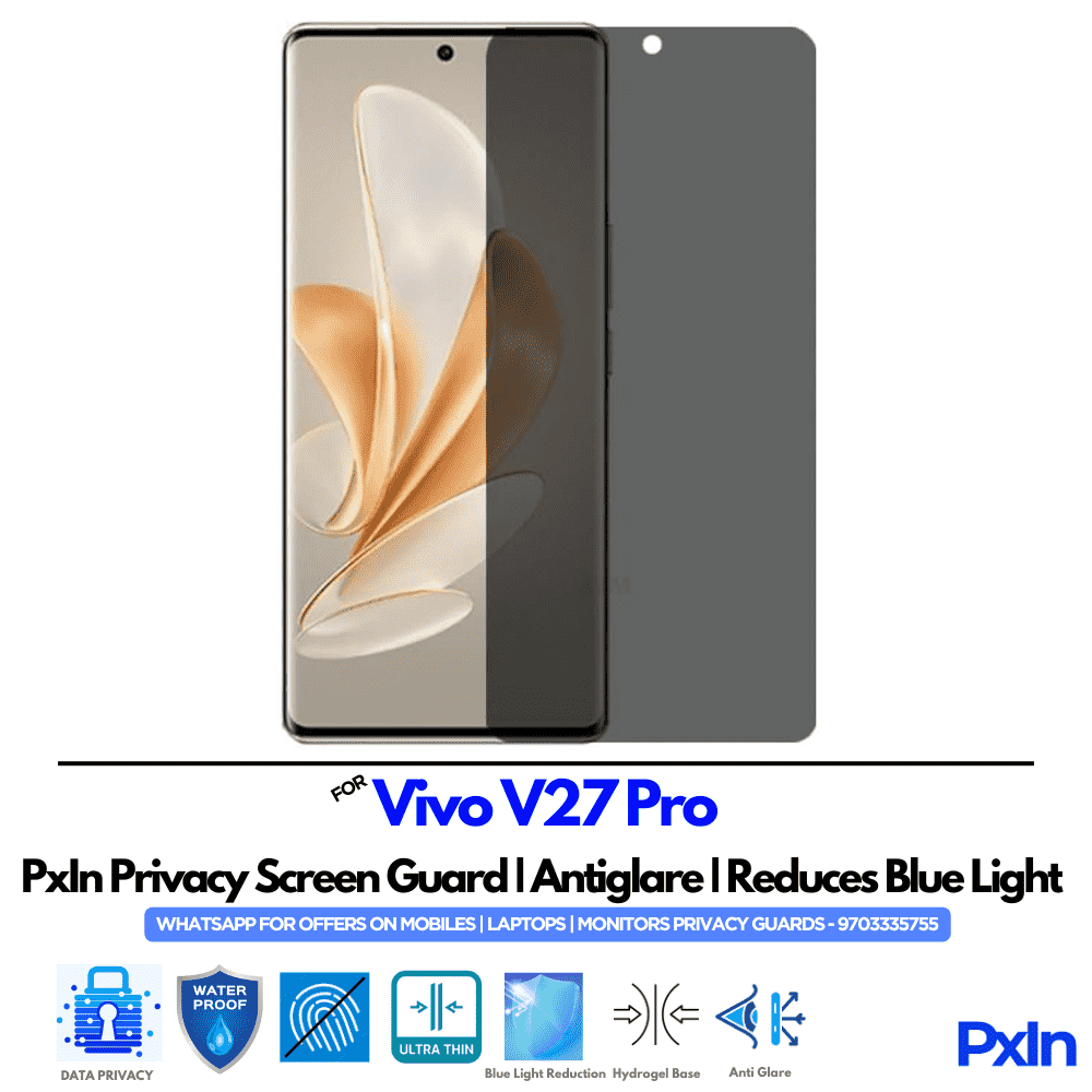 Vivo V27 Pro Privacy Screen Guard Vivo V27 Pro Privacy Screen Guard