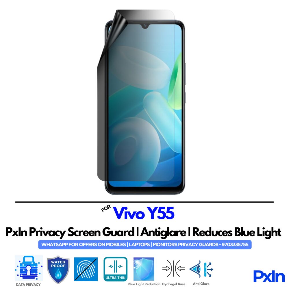 Vivo Y55 Privacy Screen Guard Vivo Y55 Privacy Screen Guard