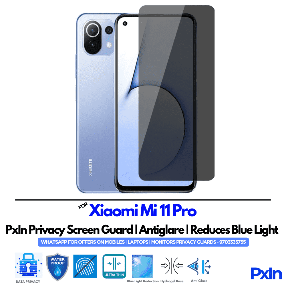 Xiaomi Mi 11 Pro Privacy Screen Guard Xiaomi Mi 11 Pro Privacy Screen Guard