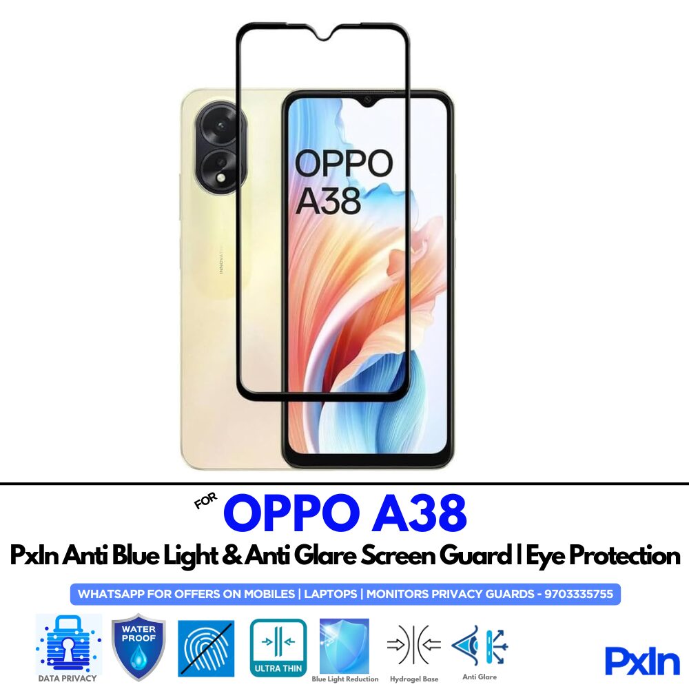 OPPO A38 Anti Blue light screen guard OPPO A38 Anti Blue light screen guard