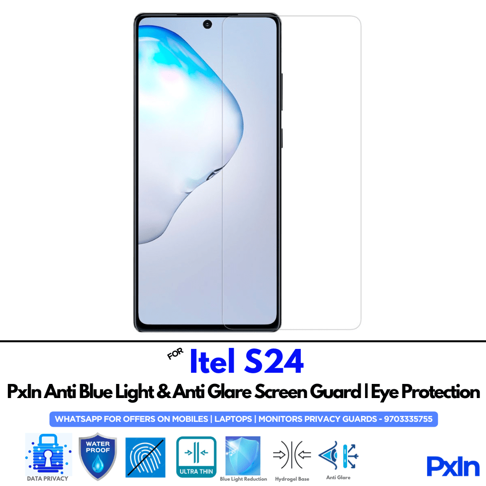Itel S24 Anti Blue light screen guard Itel S24 Anti Blue light screen guard