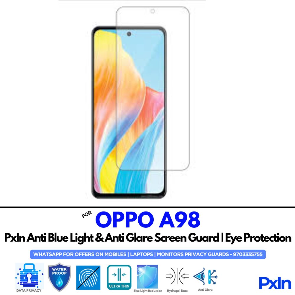 OPPO A98 Anti Blue light screen guard OPPO A98 Anti Blue light screen guard
