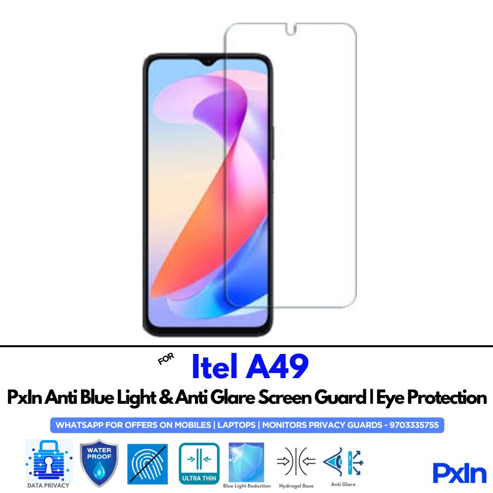 Itel A49 Anti Blue light screen guard Itel A49 Anti Blue light screen guard