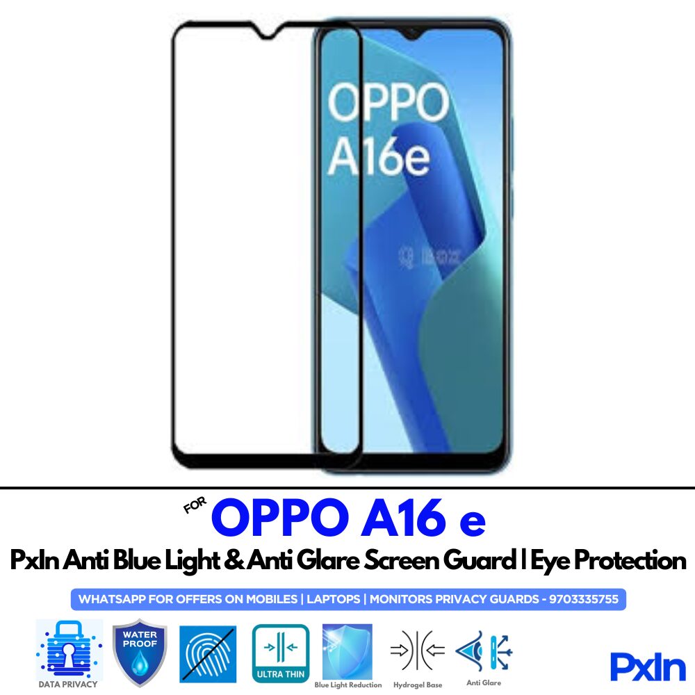 OPPO A16 e Anti Blue light screen guard OPPO A16 e Anti Blue light screen guard