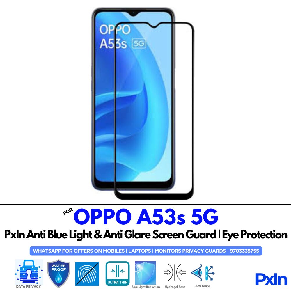 OPPO A53s 5G Anti Blue light screen guard OPPO A53s 5G Anti Blue light screen guard