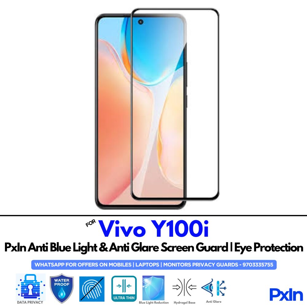 Vivo Y100i Anti Blue light screen guard Vivo Y100i Anti Blue light screen guard
