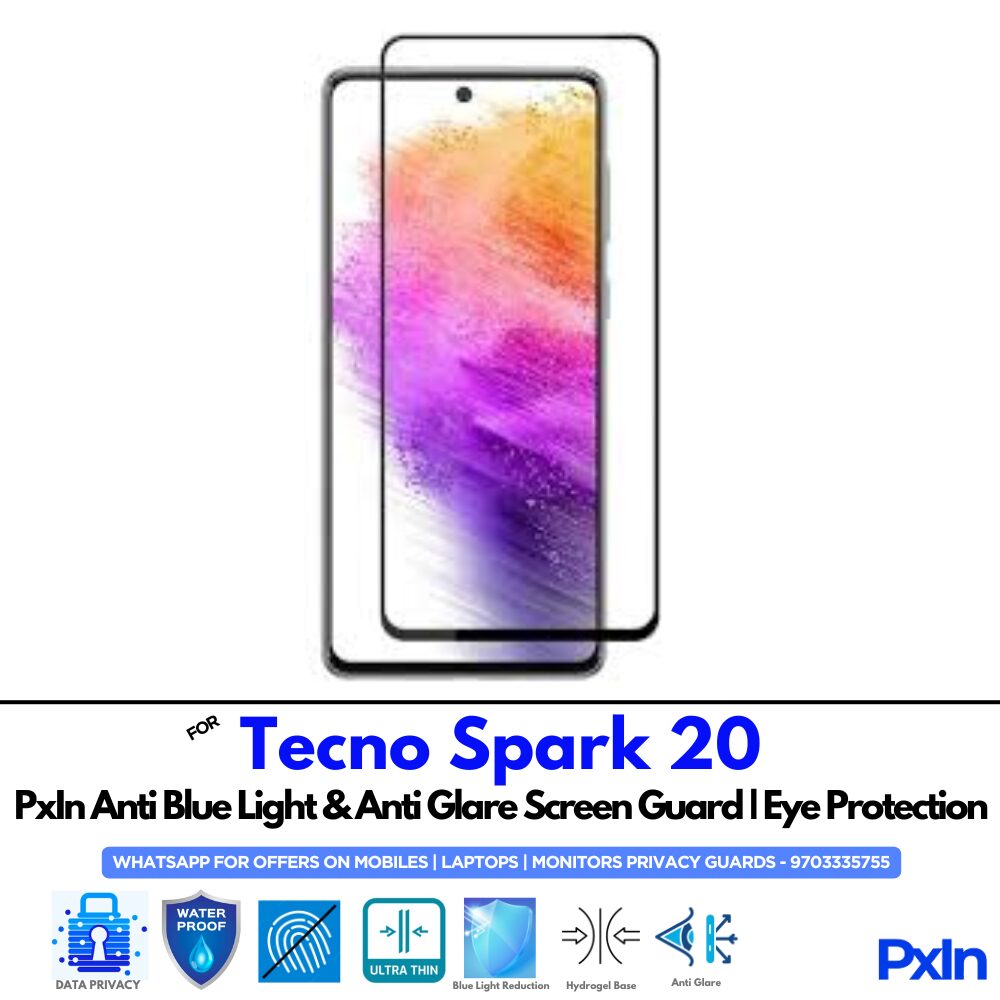 Tecno Spark 20 Anti Blue light screen guard Tecno Spark 20 Anti Blue light screen guard