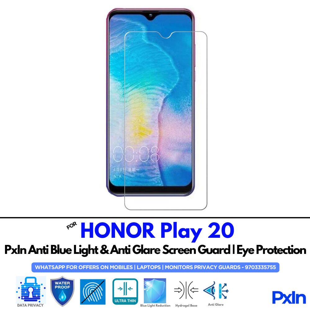 HONOR Play 20 Anti Blue light screen guard HONOR Play 20 Anti Blue light screen guard