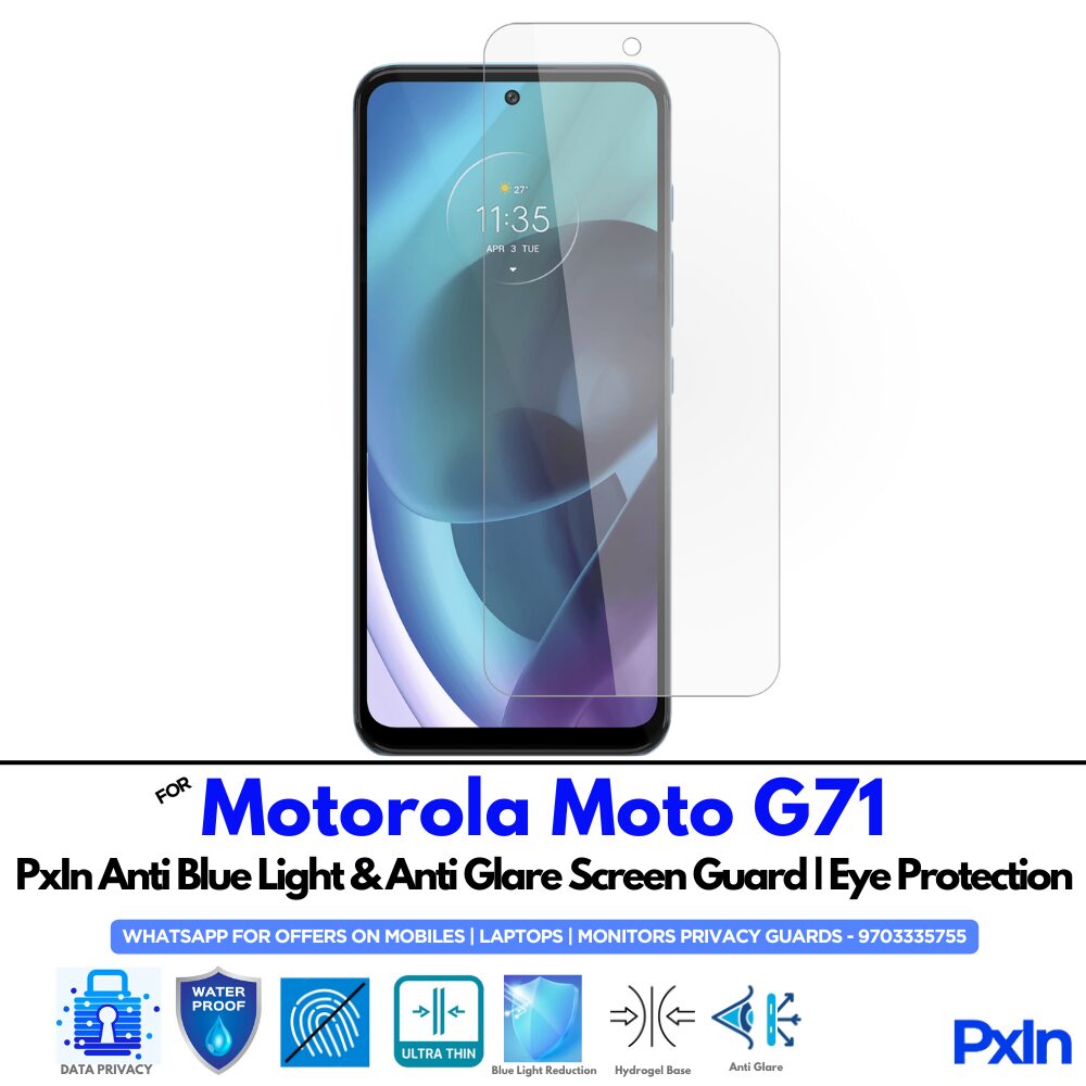 Motorola Moto G71 Anti Blue light screen guard Motorola Moto G71 Anti Blue light screen guard