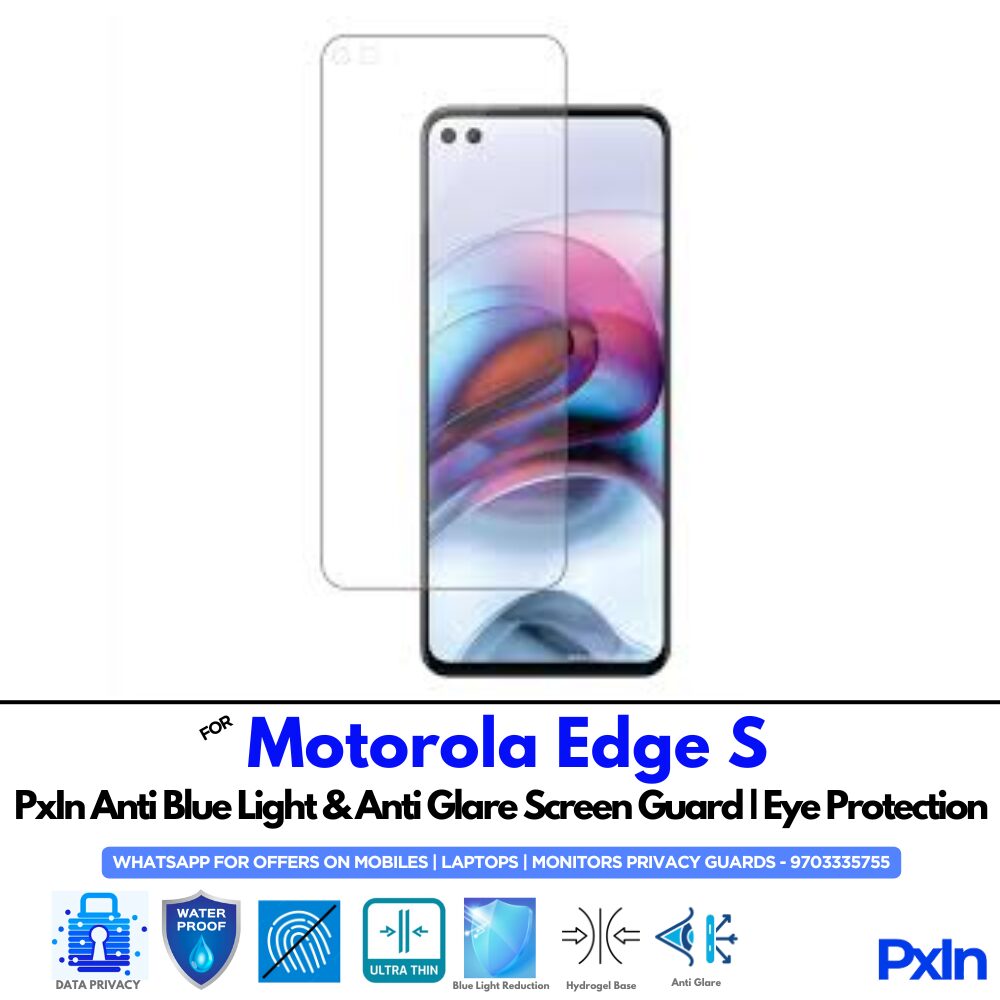 Motorola Edge S Anti Blue light screen guard Motorola Edge S Anti Blue light screen guard