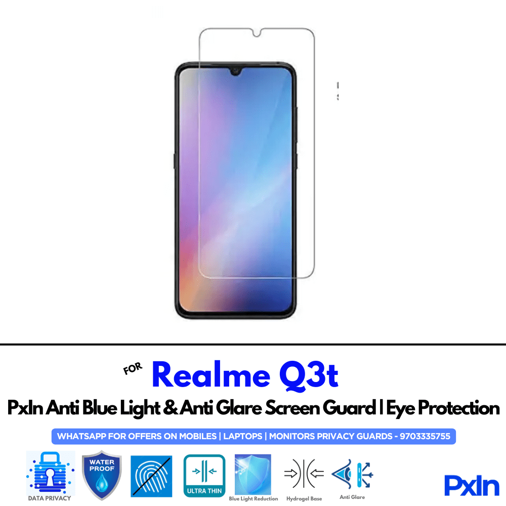 Realme Q3t Anti Blue light screen guard Realme Q3t Anti Blue light screen guard
