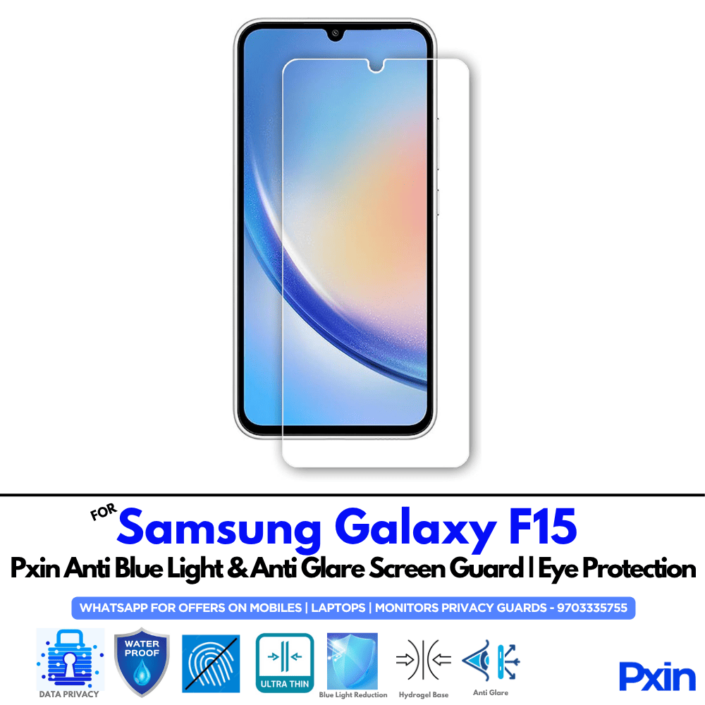 Samsung Galaxy F15 Anti Blue light screen guard Samsung Galaxy F15 Anti Blue light screen guard
