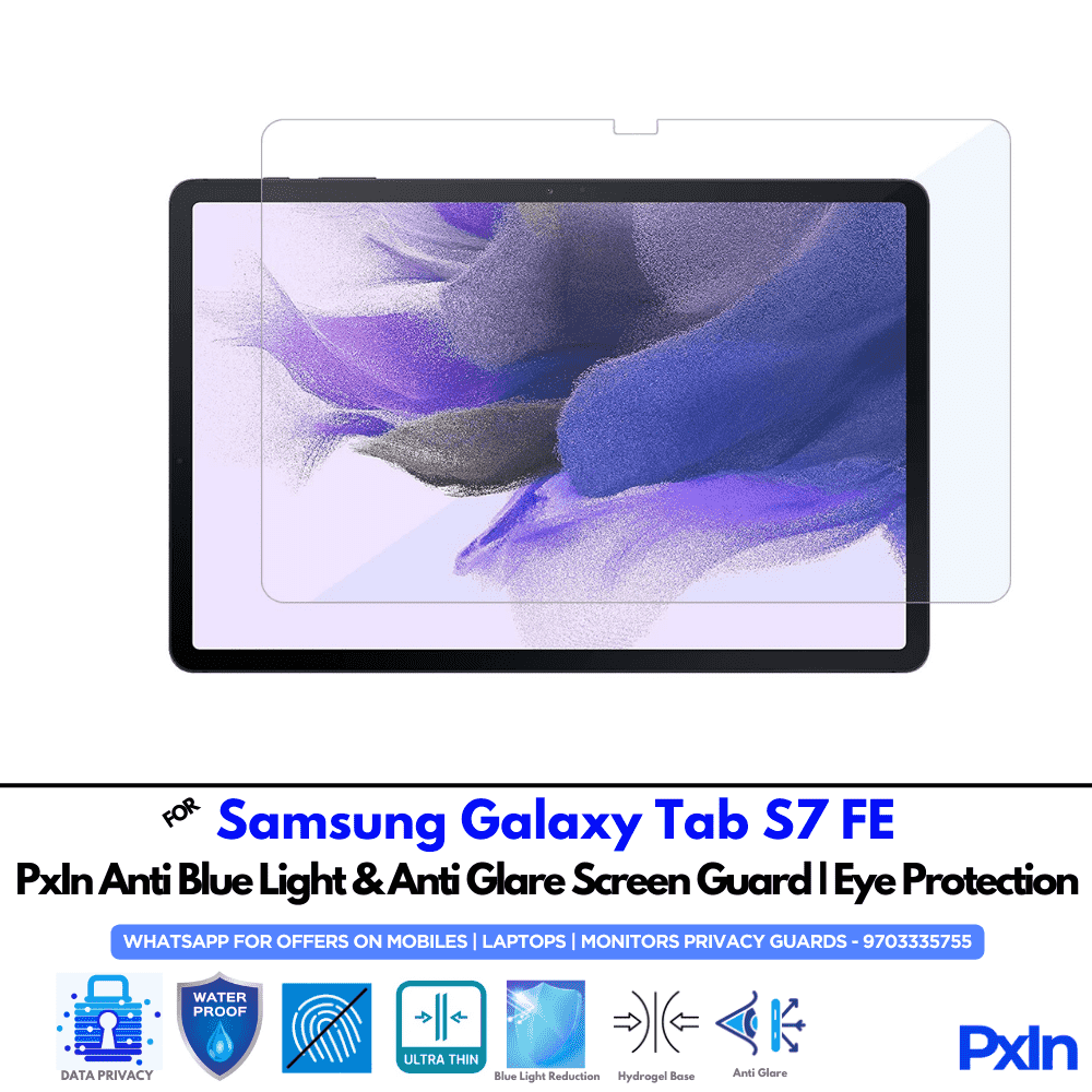 Samsung Galaxy Tab S7 FE Anti Blue light screen guard Samsung Galaxy Tab S7 FE Anti Blue light screen guard