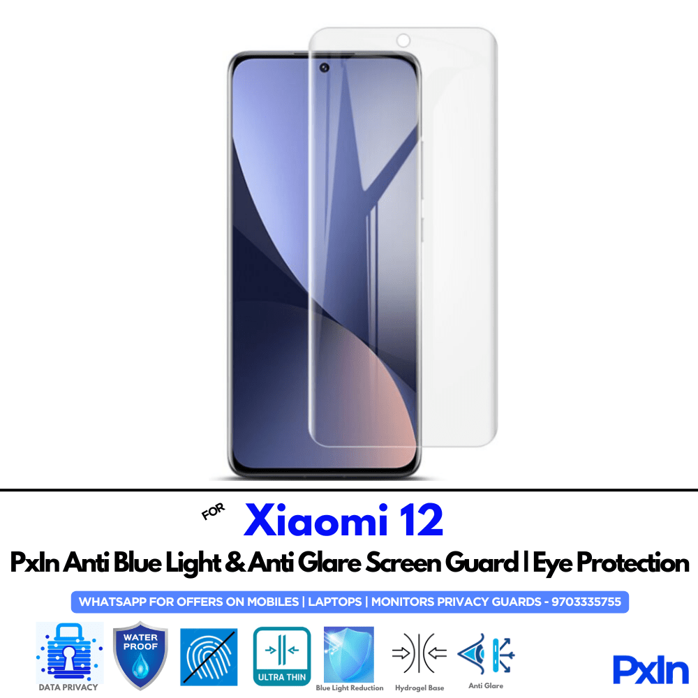 Xiaomi 12 Anti Blue light screen guards Xiaomi 12 Anti Blue light screen guards