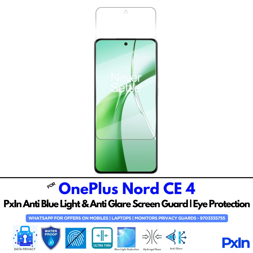 OnePlus Nord CE 4 Anti Blue light screen guard OnePlus Nord CE 4 Anti Blue light screen guard