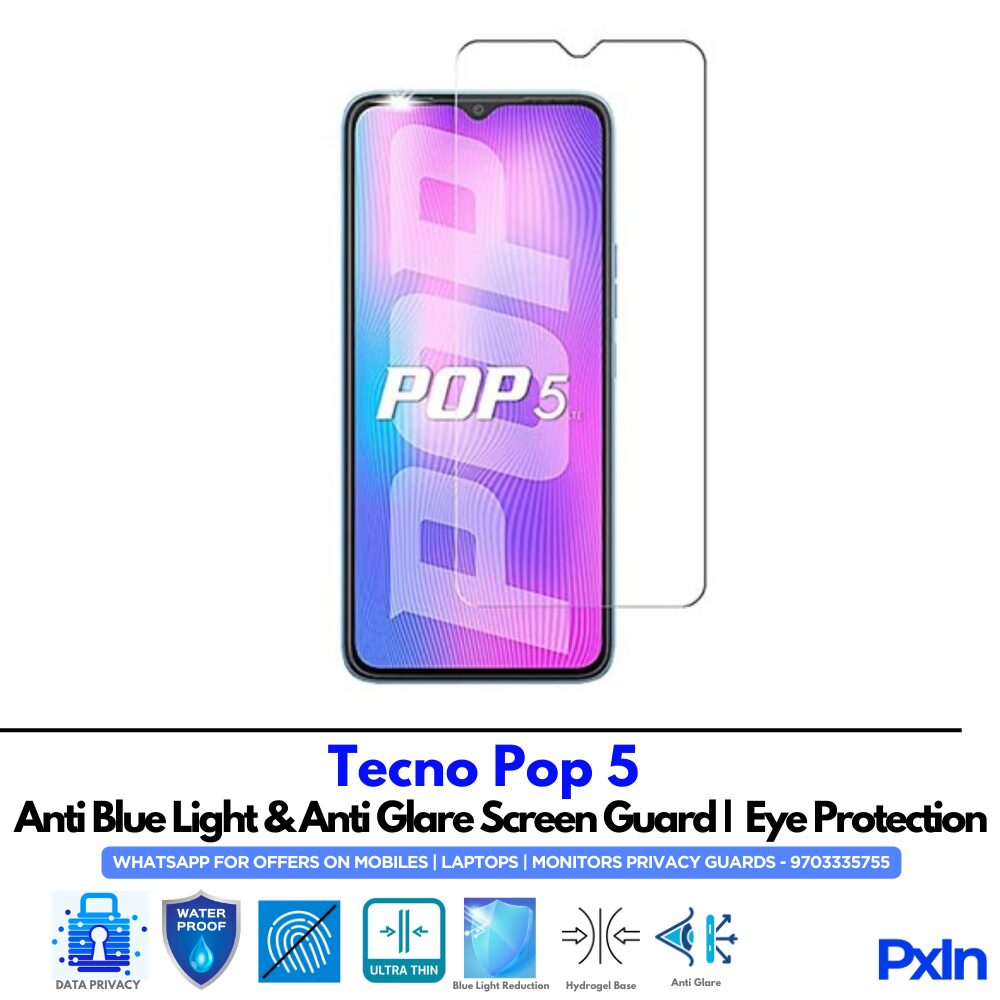 Tecno Pop 5 Anti Blue light screen guard Tecno Pop 5 Anti Blue light screen guard