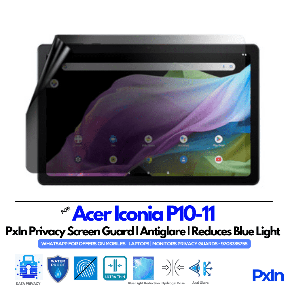 Acer Iconia P10-11 Tab Privacy screen guard Acer Iconia P10-11 Tab Privacy screen guard