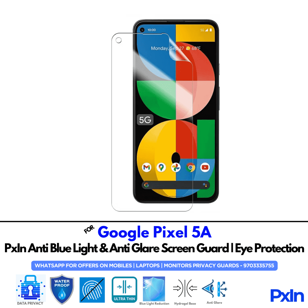 Google Pixel 5A Mobile Anti Bluelight Screen Guard Google Pixel 5A Mobile Anti Bluelight Screen Guard