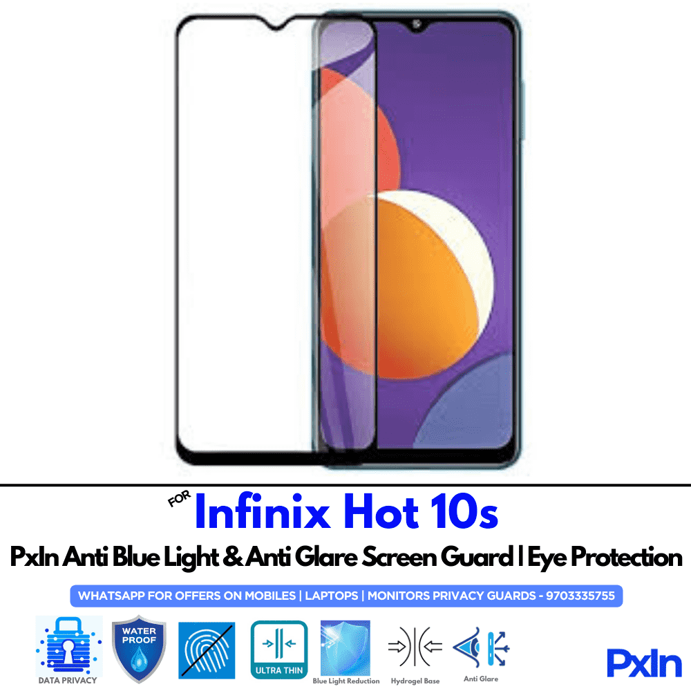 Infinix Hot 10s Mobile Anti Bluelight Screen Guard Infinix Hot 10s Mobile Anti Bluelight Screen Guard