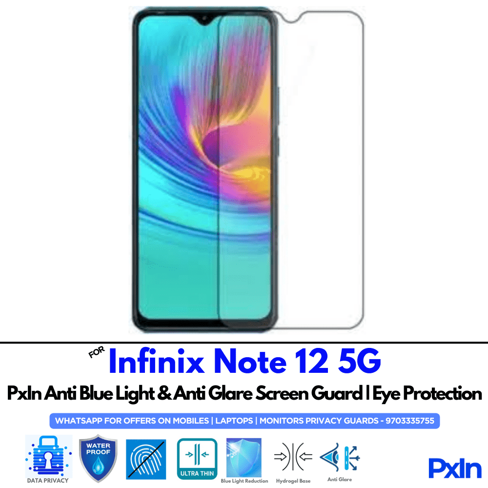 Infinix Note 12 5G Mobile Anti Bluelight Screen Guard Infinix Note 12 5G Mobile Anti Bluelight Screen Guard