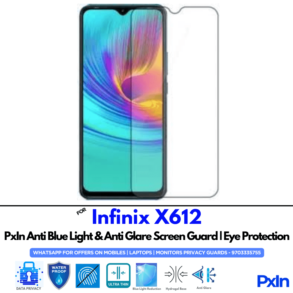 Infinix X612 Mobile Anti Bluelight Screen Guard Infinix X612 Mobile Anti Bluelight Screen Guard