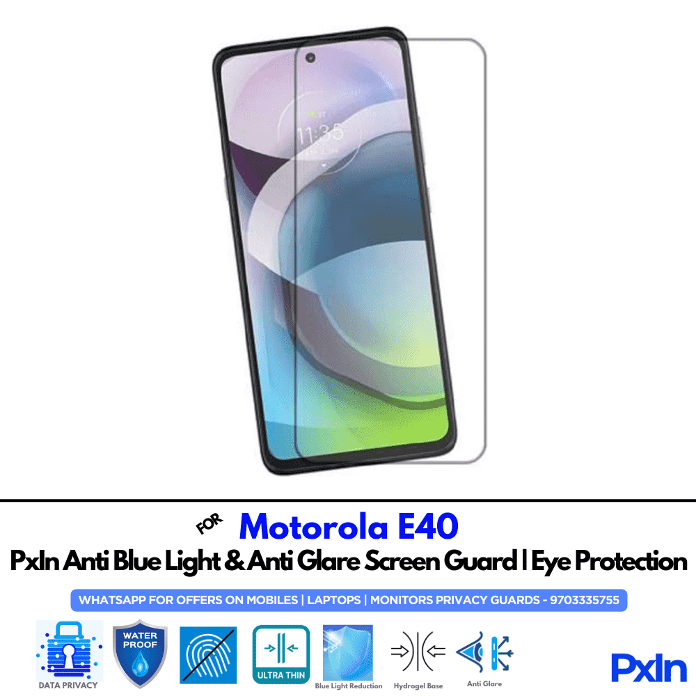 Motorola E40 Mobile Anti Bluelight Screen Guard Motorola E40 Mobile Anti Bluelight Screen Guard
