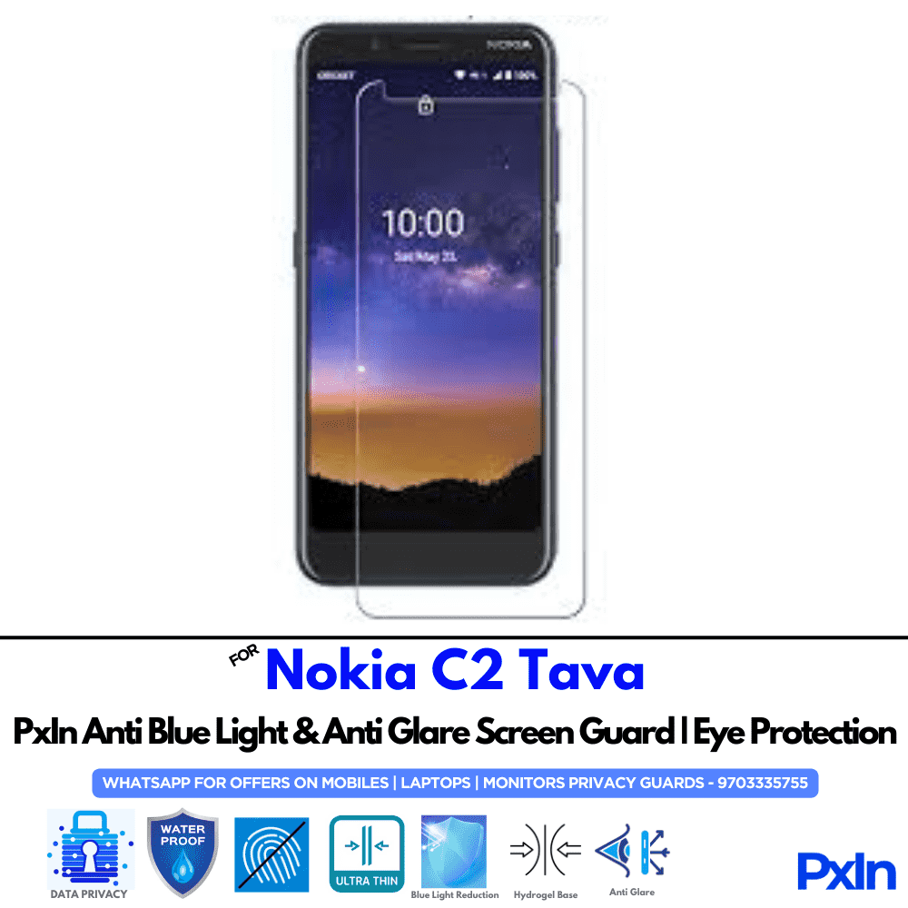 Nokia C2 Tava Mobile Anti Bluelight Screen Guard Nokia C2 Tava Mobile Anti Bluelight Screen Guard